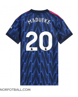 Billige Fotballdrakt Arsenal Noni Madueke #20 Replika Bortedrakt Dame 2025-26 Kortermet